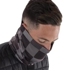 Galvin Green Gents Darce Insula Snood Black Sharkskin -Golf Fashion-Galvin Green G1254003 2 L