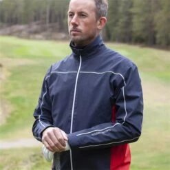 Galvin Green Gents Ace GORE-TEX® Jacket Navy - White - Red 9 Galvin Green Gents Ace GORE-TEX® Jacket Navy - White - Red -Golf Fashion-Galvin Green P G1104GGGENTSACEGTXJKTNAVYWHITERED 3 L