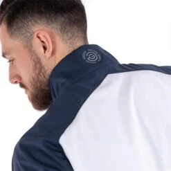 Galvin Green Gents Lucas 1/2 Zip Top Navy - White - Red -Golf Fashion-Galvin Green P G1131GGGENTSLUCASHALFZIPTOPNAVYWHITERED 4 L