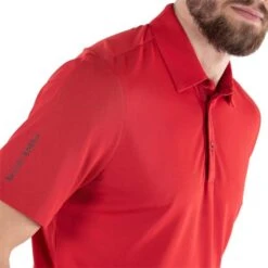 Galvin Green Gents Milan V8+ Shirt Red -Golf Fashion-Galvin Green P G1176GGGENTSMILANV8PLUSSHIRTRED 3 L