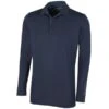 Galvin Green Gents Marwin V8+ Long Sleeve Shirt Navy