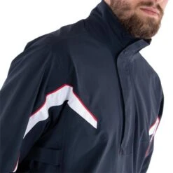 Galvin Green Gents Abe ½ Zip Paclite GORE-TEX Jacket Navy - White - Red -Golf Fashion-Galvin Green P G1200GGGENTSABEZIPPACLITEGTXJKTNAVYWHITERED 2 L