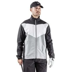 Galvin Green Gents Armstrong GORE-TEX Paclite® Jacket Black - Sharskin - Cool Grey (72) 10 Galvin Green Gents Armstrong GORE-TEX Paclite® Jacket Black - Sharskin - Cool Grey (72) -Golf Fashion-Galvin Green P G1202GALVINGREENJACKETBLACKSHARKSKINGREY72GENTS 2 L