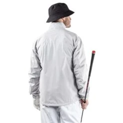 Galvin Green Gents Armstrong GORE-TEX Paclite® Jacket Cool Grey - Sharkskin - White (70) -Golf Fashion-Galvin Green P G1202GALVINGREENJACKETGREYSHARKSKINWHITE70GENTS 3 L