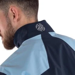 Galvin Green Gents Armstrong GORE-TEX Paclite Jacket Navy - White - Bluebell -Golf Fashion-Galvin Green P G1202GGGENTSARMSTRONGGTXPACLITEJKTNAVYWHITEBLUE 4 L