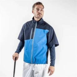 Galvin Green Gents Axl Paclite Jacket Blue - Navy - White (63) 10 Galvin Green Gents Axl Paclite Jacket Blue - Navy - White (63) -Golf Fashion-Galvin Green P G1207GALVINGREENJACKETBLUENAVYWHITE63GENTS 2 L