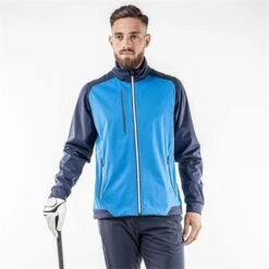 Galvin Green Gents Lyle Jacket Blue - Navy - White (63) -Golf Fashion-Galvin Green P G1221GALVINGREENBLUENAVYWHITE63GENTS 2 L