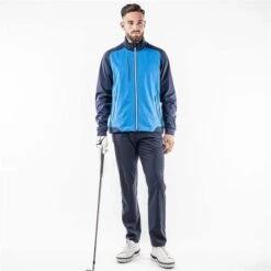 Galvin Green Gents Lyle Jacket Blue - Navy - White (63) -Golf Fashion-Galvin Green P G1221GALVINGREENBLUENAVYWHITE63GENTS 4 L