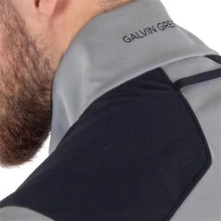 Galvin Green Gents Lyle Jacket Sharkskin - Black -Golf Fashion-Galvin Green P G1221GGGENTSLYLEJACKETSHARKSKINBLACK 4 L