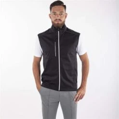 Galvin Green Gents Lion Bodywarmer Black -Golf Fashion-Galvin Green P G1224GALVINGREENBODYWARMERBLACKGENTS 2 L