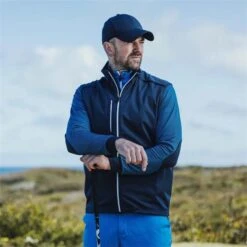 Galvin Green Gents Lion Bodywarmer Navy -Golf Fashion-Galvin Green P G1224GALVINGREENBODYWARMERNAVYGENTS 4 L