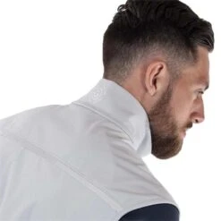 Galvin Green Gents Lion Bodywarmer White - Cool Grey -Golf Fashion-Galvin Green P G1224GALVINGREENBODYWARMERWHITECOOLGREYGENTS 5 L