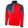 Galvin Green Gents Daxton ½ Zip Insula Top Red - Navy - White (02) 2 Galvin Green Gents Daxton ½ Zip Insula Top Red - Navy - White (02) -Golf Fashion-Galvin Green P G1242GALVINGREENTOPREDNAVYWHITE02GENTS L