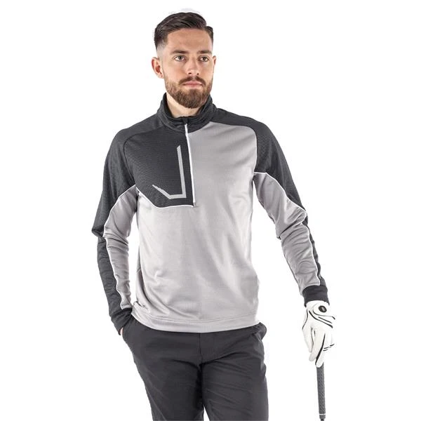 Galvin Green Gents Daxton ½ Zip Insula Top Sharkskin - Black - White (70) 5 Galvin Green Gents Daxton ½ Zip Insula Top Sharkskin - Black - White (70) - Image 3