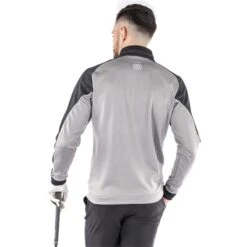 Galvin Green Gents Daxton ½ Zip Insula Top Sharkskin - Black - White (70) 11 Galvin Green Gents Daxton ½ Zip Insula Top Sharkskin - Black - White (70) -Golf Fashion-Galvin Green P G1242GALVINGREENTOPSHARKSKINBLACKWHITE70GENTS 3 L