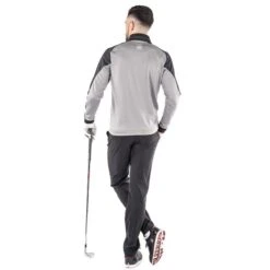 Galvin Green Gents Daxton ½ Zip Insula Top Sharkskin - Black - White (70) 13 Galvin Green Gents Daxton ½ Zip Insula Top Sharkskin - Black - White (70) -Golf Fashion-Galvin Green P G1242GALVINGREENTOPSHARKSKINBLACKWHITE70GENTS 5 L