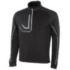 Galvin Green Gents Daxton ½ Zip Insula Top Black - Granite Grey - White -Golf Fashion-Galvin Green P G1242GGGENTSDAXTONHALFZIPINSULATOPBLKGREYWHITE L