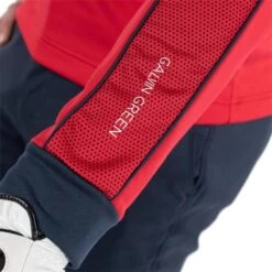 Galvin Green Gents Daxton ½ Zip Insula Top Red - Navy - White -Golf Fashion-Galvin Green P G1242GGGENTSDAXTONHALFZIPINSULATOPREDNAVYWHITE 5 L
