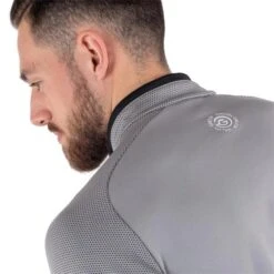 Galvin Green Gents Daxton ½ Zip Insula Top Sharkskin - Black - White -Golf Fashion-Galvin Green P G1242GGGENTSDAXTONHALFZIPINSULATOPSKARKBLKWHITE 4 L