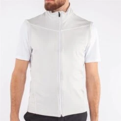 Galvin Green Gents Davon Insula Vest Cool Grey - White 9 Galvin Green Gents Davon Insula Vest Cool Grey - White -Golf Fashion-Galvin Green P G1244GGGENTSDAVONINSULAVESTCOOLGREYWHITE 2 L