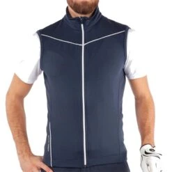 Galvin Green Gents Davon Insula Vest Navy - White 9 Galvin Green Gents Davon Insula Vest Navy - White -Golf Fashion-Galvin Green P G1244GGGENTSDAVONINSULAVESTCOOLNAVYWHITE 2 L