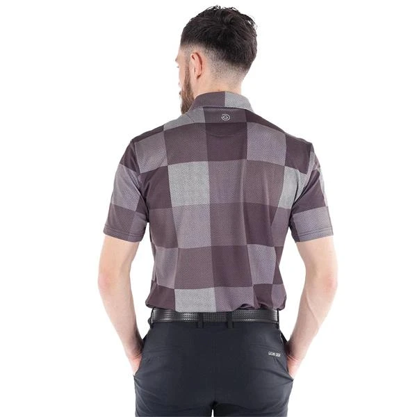 Galvin Green Gents Mac Ventil8+ Polo Shirt Black - Sharkskin 6 Galvin Green Gents Mac Ventil8+ Polo Shirt Black - Sharkskin - Image 4