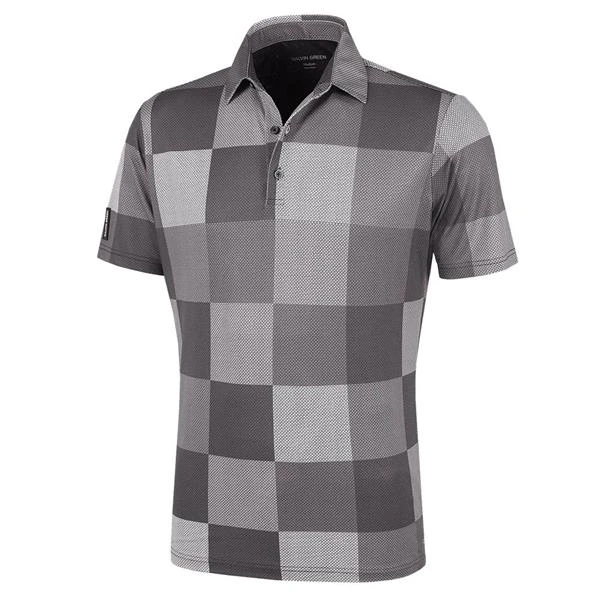 Galvin Green Gents Mac Ventil8+ Polo Shirt Black - Sharkskin 3 Galvin Green Gents Mac Ventil8+ Polo Shirt Black - Sharkskin