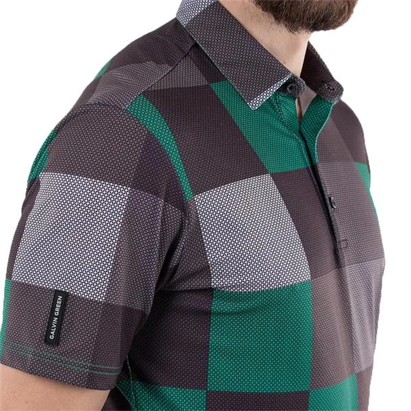 Galvin Green Gents Mac Ventil8+ Polo Shirt Green - Black 5 Galvin Green Gents Mac Ventil8+ Polo Shirt Green - Black - Image 3