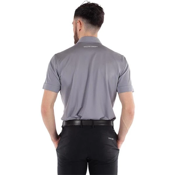 Galvin Green Gents Morton Ventil8+ Polo Shirt Sharkskin - White 4 Galvin Green Gents Morton Ventil8+ Polo Shirt Sharkskin - White - Image 2