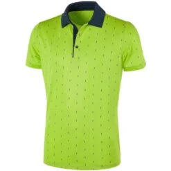 Galvin Green Gents Mayson V8+ Shirt Lime - Navy