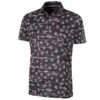 Galvin Green Gents Malik V8+ Shirt Black - Sharkskin -Golf Fashion-Galvin Green P G1270GGGENTSMALIKV8PLUSSHIRTBLACKSHARKSKIN L