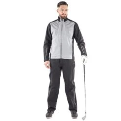 Galvin Green Gents Albert GORE-TEX Jacket Sharkskin - Black - White (77) 10 Galvin Green Gents Albert GORE-TEX Jacket Sharkskin - Black - White (77) -Golf Fashion-Galvin Green P G1300GALVINGREENJACKETSHARKSKINBLACKWHITE77GENTS 2 L