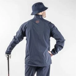 Galvin Green Gents Albert GORE-TEX Jacket White - Navy - Orange (13) -Golf Fashion-Galvin Green P G1300GALVINGREENJACKETWHITENAVYORANGE13GENTS 3 L