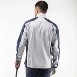 Galvin Green Gents Lawrence ½ Zip WindTop Cool Grey - Navy - White (73) 11 Galvin Green Gents Lawrence ½ Zip WindTop Cool Grey - Navy - White (73) -Golf Fashion-Galvin Green P G1323GALVINGREENTOPGREYNAVYWHITE73GENTS 3 L