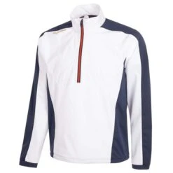 Galvin Green Gents Lawrence ½ Zip WindTop White - Navy - Orange (13)