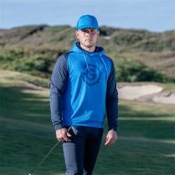 Galvin Green Gents Devlin Insula Hoodie Blue - Navy (63) 8 Galvin Green Gents Devlin Insula Hoodie Blue - Navy (63) -Golf Fashion-Galvin Green P G13420GALVINGREENHOODIEBLUENAVY63GENTS 2 L