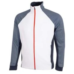 Galvin Green Gents Donald Insula Jacket White - Navy - Orange (13)