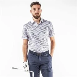 Galvin Green Gents Murphy Polo Shirt Cool Grey - Navy (73) 10 Galvin Green Gents Murphy Polo Shirt Cool Grey - Navy (73) -Golf Fashion-Galvin Green P G1371GALVINGREENSHIRTCOOLGREYNAVY73GENTS 2 L