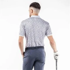 Galvin Green Gents Murphy Polo Shirt Cool Grey - Navy (73) 11 Galvin Green Gents Murphy Polo Shirt Cool Grey - Navy (73) -Golf Fashion-Galvin Green P G1371GALVINGREENSHIRTCOOLGREYNAVY73GENTS 3 L