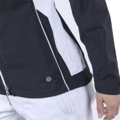 Galvin Green Ladies Aila Paclite Jacket Black - White -Golf Fashion-Galvin Green P G2103GGLADIESAILAPACLITEJKTBLACKWHITE 3 L