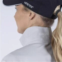 Galvin Green Ladies Aila Paclite Jacket Cool Grey - White -Golf Fashion-Galvin Green P G2103GGLADIESAILAPLJKTCOOLGREYWHITE 5 L