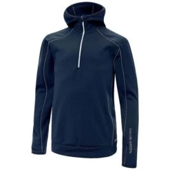 Galvin Green Junior - Boys Rob Insula ½ Zip Top Midnight Blue - White (31)