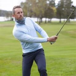 Galvin Green Gents Drake Pullover Blue Bell -Golf Fashion-Galvin Green P G7832GGGENTSDRAKEPULLOVERBLUEBELL 3 L