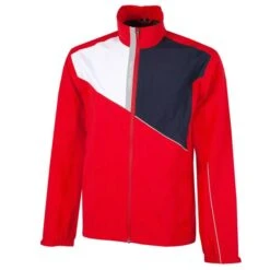 Galvin Green Gents Apollo GORE-TEX Paclite Jacket Red - White - Navy Cool