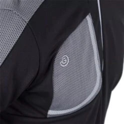 Galvin Green Gents Dwight ½ Zip Insula Black - Sharkskin White -Golf Fashion-Galvin Green P G7944GGGENTSDWIGHTHALFZIPINSULABLACKSHARKSKINWHT 2 L