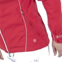 Galvin Green Ladies Arissa Waterproof GORE-TEX Jacket Red - White 11 Galvin Green Ladies Arissa Waterproof GORE-TEX Jacket Red - White -Golf Fashion-Galvin Green P G8903GGLADIESARISSAGTXJKTREDWHITE 3 L