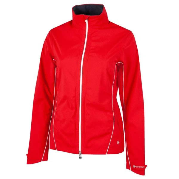 Galvin Green Ladies Arissa Waterproof GORE-TEX Jacket Red - White 3 Galvin Green Ladies Arissa Waterproof GORE-TEX Jacket Red - White