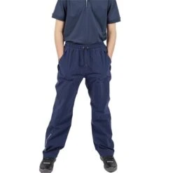 Galvin Green Junior - Boys Ross Waterproof Trousers Navy -Golf Fashion-Galvin Green P ROSSGALVINGREENTROUSERSNAVYBOYS 2 L