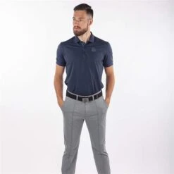 Galvin Green Gents Max Tour Shirt Navy 11 Galvin Green Gents Max Tour Shirt Navy -Golf Fashion-Galvin Green P S1177GALVINGREENSHIRTNAVYGENTS 3 L