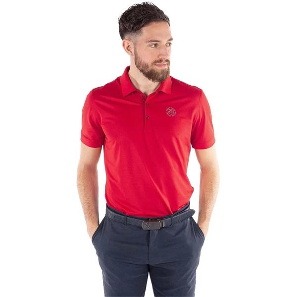 Galvin Green Gents Max Tour Polo Shirt Red 4 Galvin Green Gents Max Tour Polo Shirt Red - Image 2